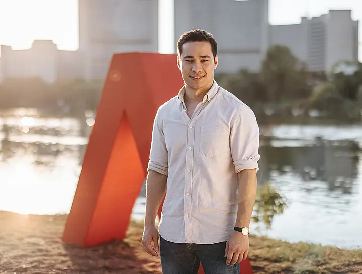 ABA Vienna backdrop portrait